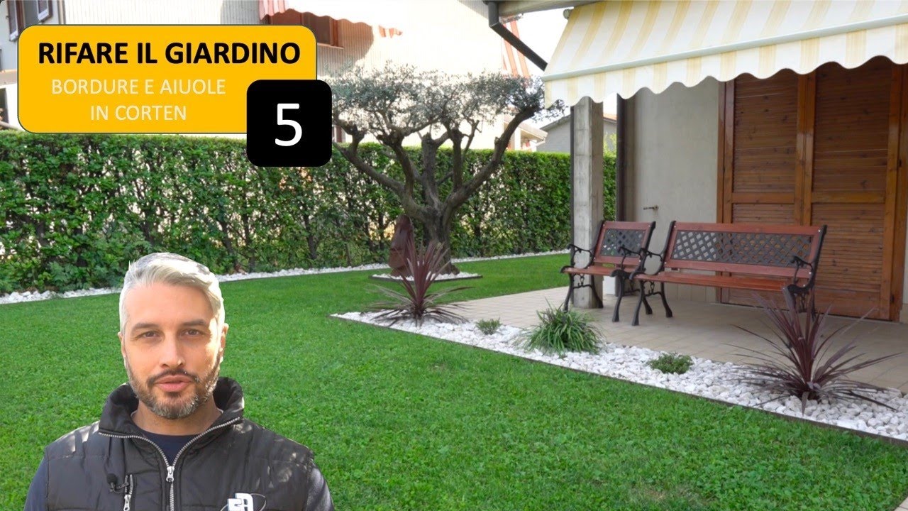 Rifare il giardino 5 - Bordure e aiuole in corten