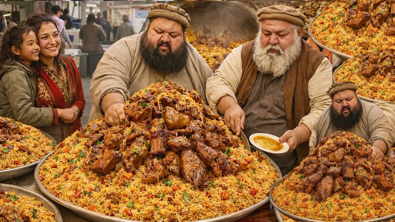 Most cheap street foods In Afghanistan - Roasted chicken | Biryani | Kabuli Paulo | Chicken Karahi 