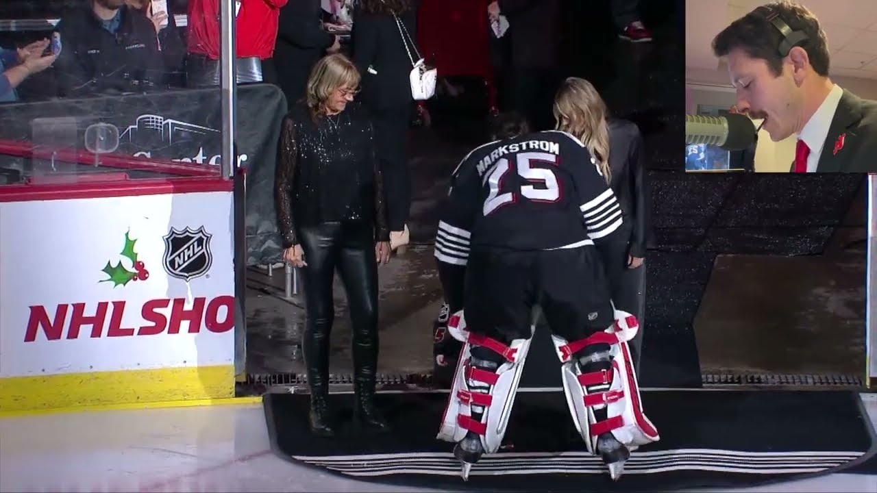 Jacbob Markstrom's 500th Career Game Ceremony