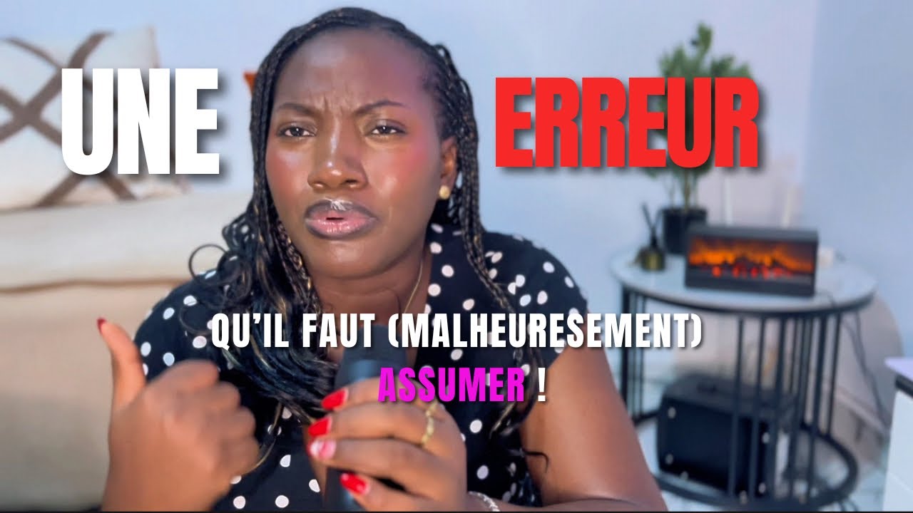 J’ai fait une grosse erreur et aujourd'hui il faut l'assumer. (+ ce que je retiens pour 2026)