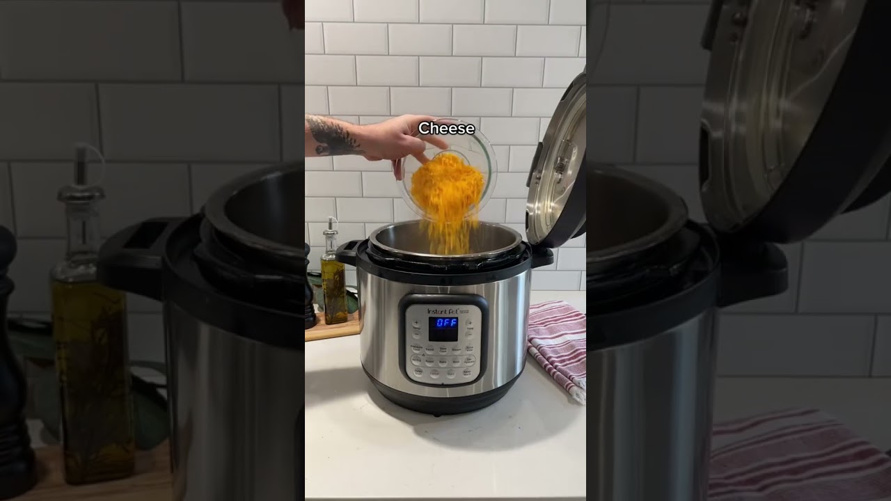 Instant Pot Duo Crisp 11 in 1 Air Fryer #shorts #cooking #kitchen  #instantpot  #macandcheese