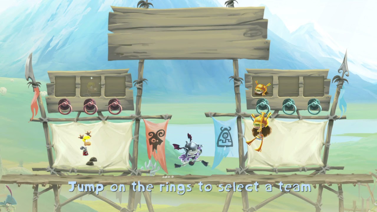 Rayman Legends Playing Kung Foot! (with Foxy and Ellie)