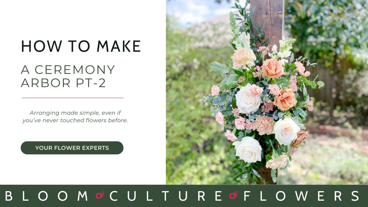 How to make a Ceremony Arbor - Pt  2