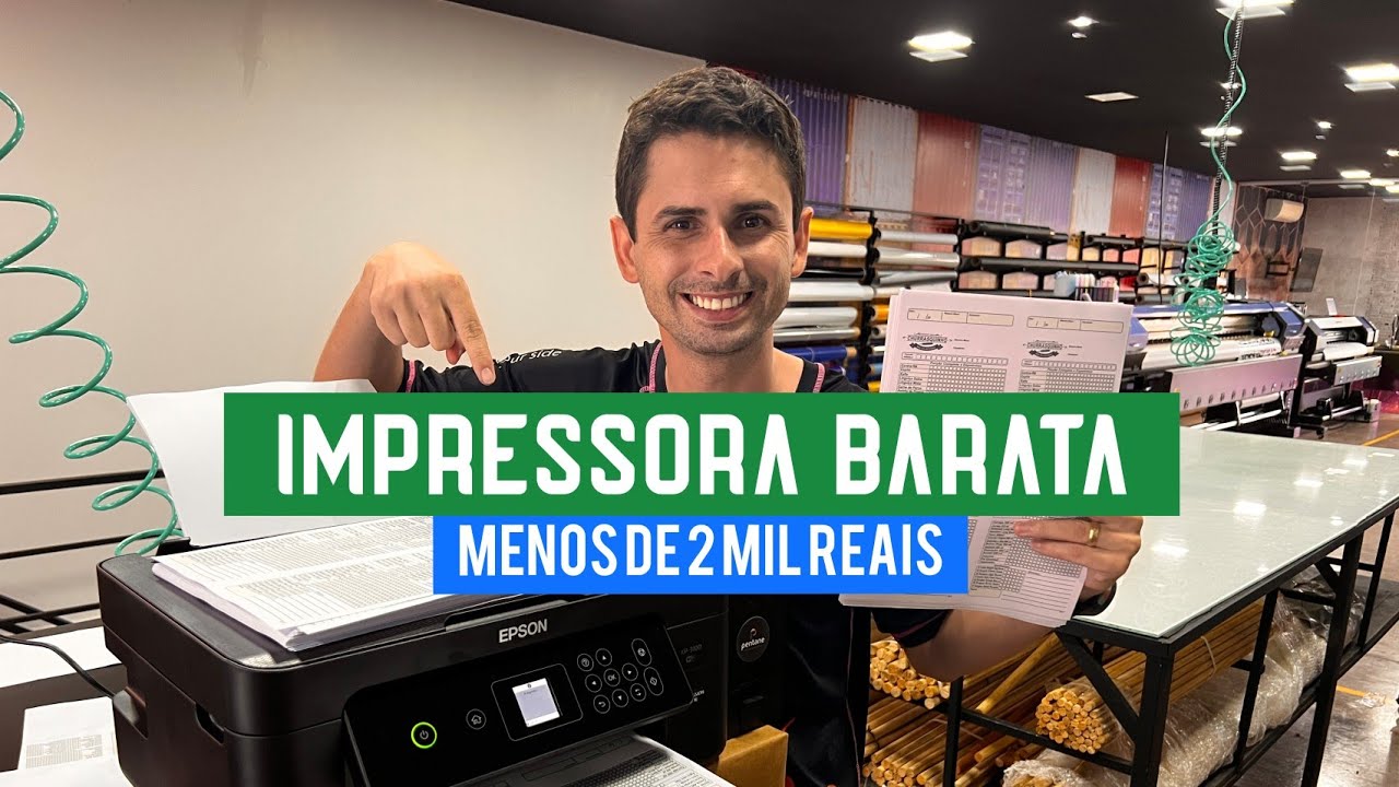 MELHOR IMPRESSORA DE ENTRADA PARA GRÁFICA RÁPIDA POR MENOS DE 2K Epson Xp-3100