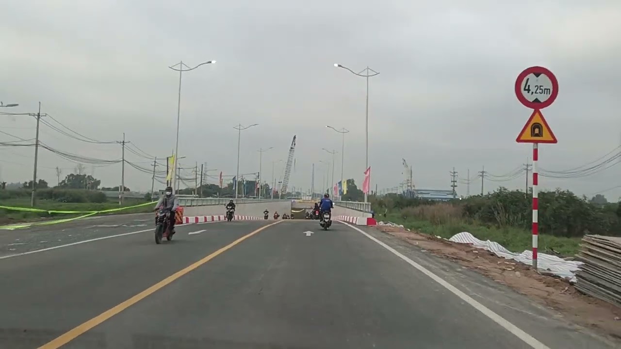Khánh thành hầm chui đường vành đai 3, QUA CẦU TÂN THẠNH ĐÔNG VÀO NGÀY 11 THÁNG 2
