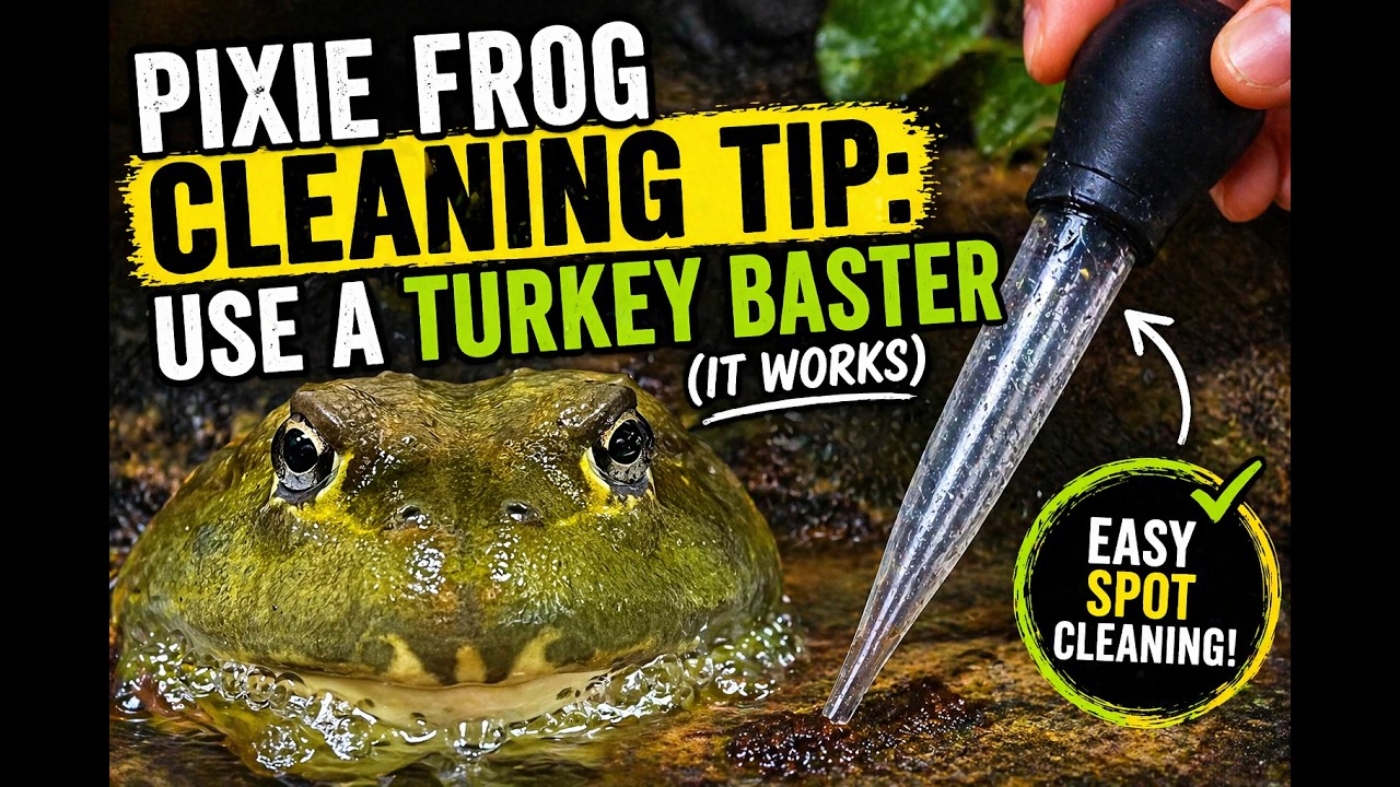 A Turkey Baster ?  (Pixie Frog Cleaning Tip)