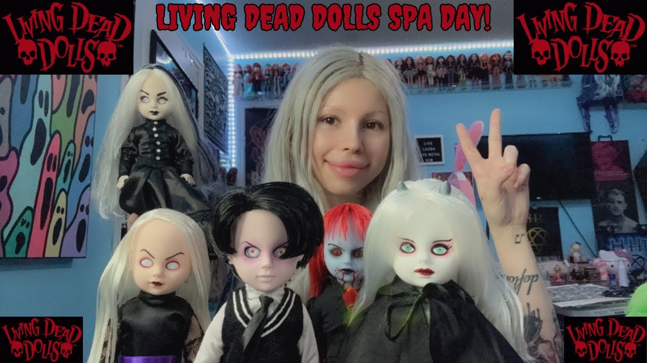 ☆ Living Dead Dolls Spa Day! | Washing Some Of My Living Dead Dolls ☆