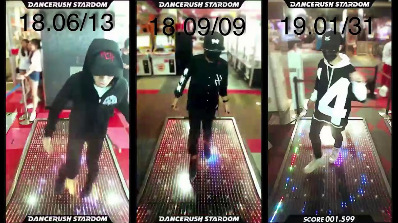 Crazy Shuffle時系列比較動画