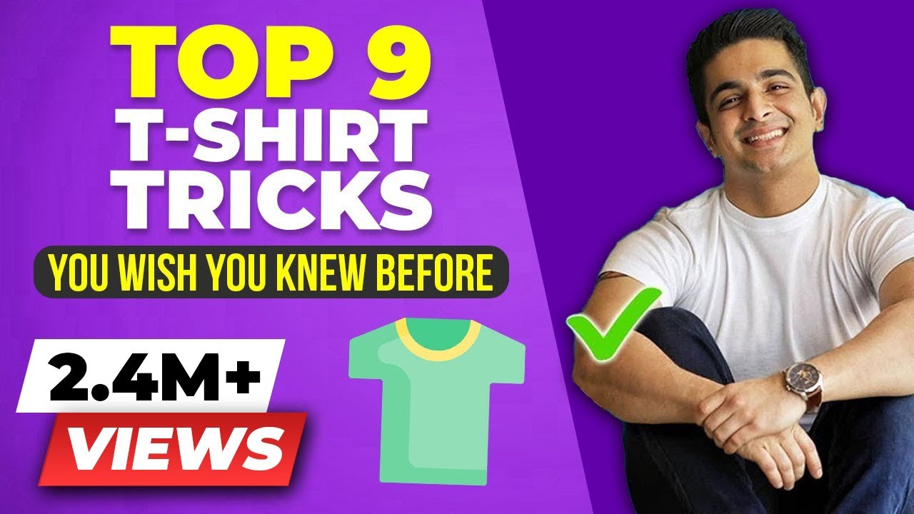 9 CRAZY T-Shirt Hacks - Instantly Look Sexier In A T-Shirt | BeerBiceps Men's Fashion