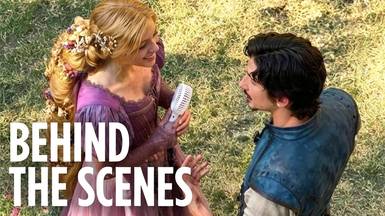 Tangled (2026) Live-Action Behind the Scenes: Teagan Croft (Rapunzel) & Milo Manheim (Flynn Rider)