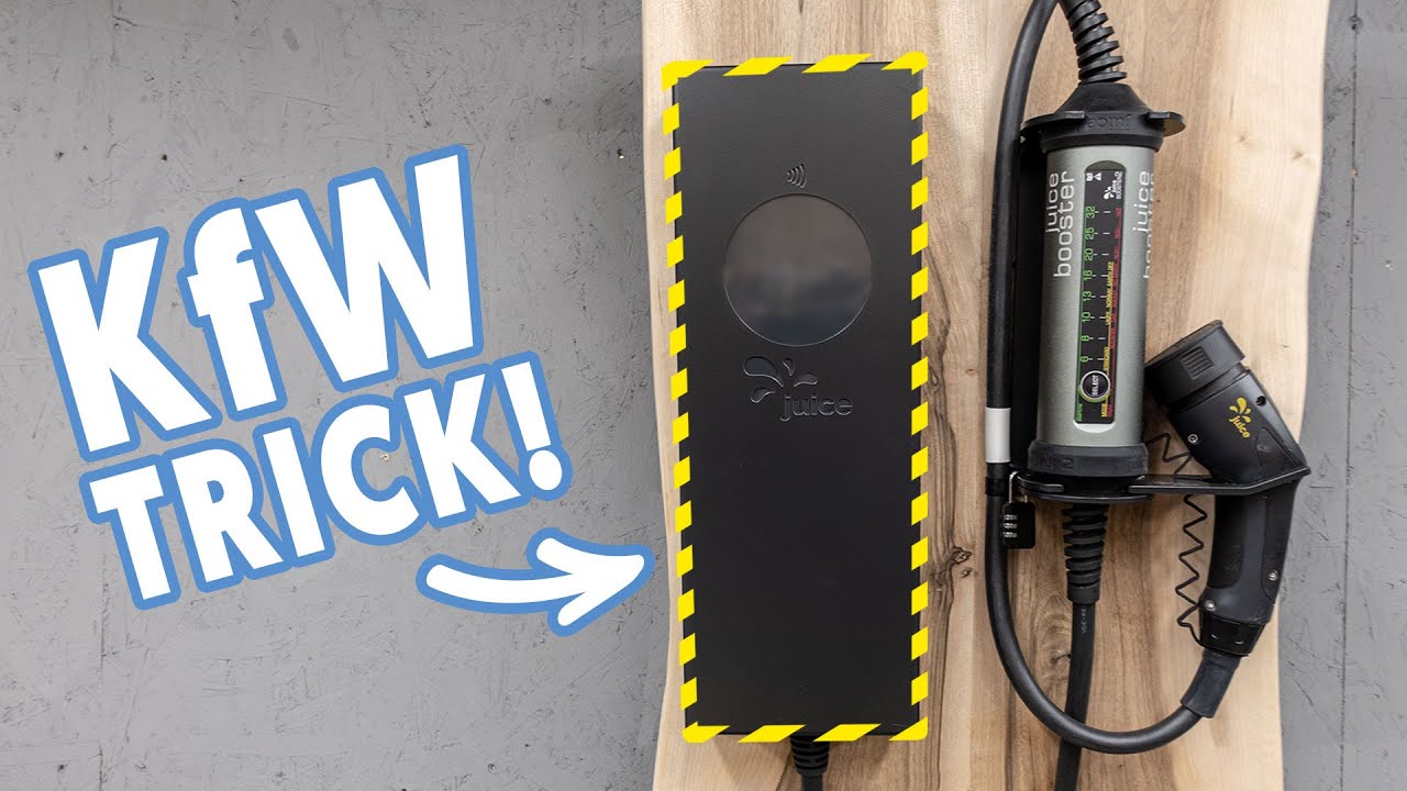 Mit dem Juice Booster 900€ (!) KfW Fördersumme erhalten | JUICE CHARGER Easy 1 = WALLBOX