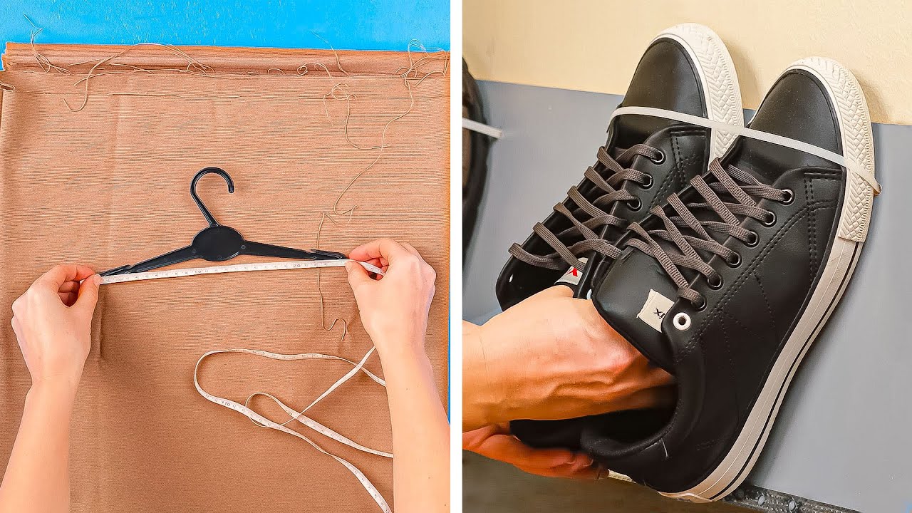 Schluss mit Chaos ❗️ 20 clevere Tricks f&uuml;r mehr Ordnung bei Schuhen und Kleidung | DIY-Schuhregal