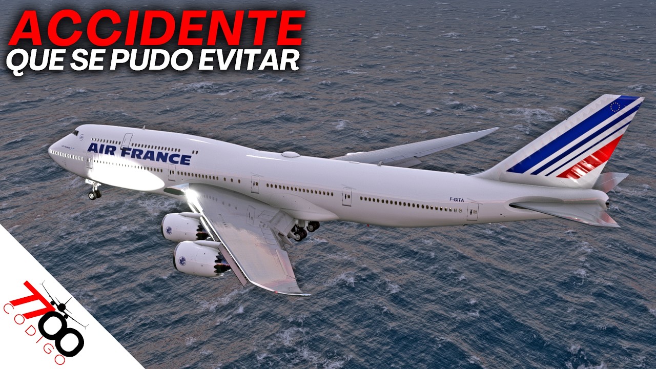 El avión que acabó en una laguna con 272 personas | Vuelo 072 de  Air France