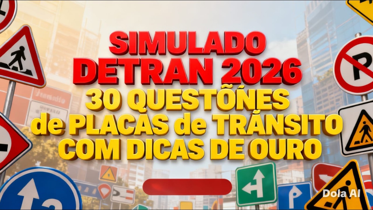 PLACAS DE TRÂNSITO: 30 QUESTÕES COMENTADAS COM DICAS INFALÍVEIS