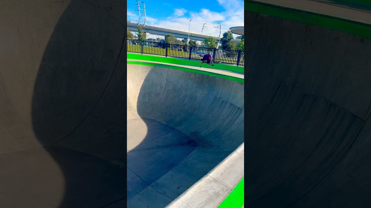 Noble park skatepark big bowl #bmx #skatepark #viralvideo