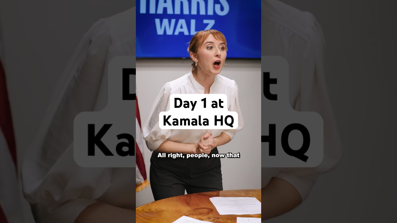 Day 1 at Kamala HQ 🇺🇸 #election2024 #weird #kamalaharris #trump
