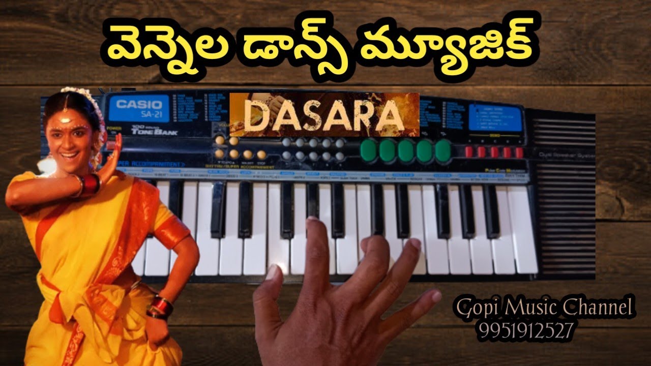 Vennela Dance Keyboard Tutorial | 9951912527 | Gopi Music Channel |