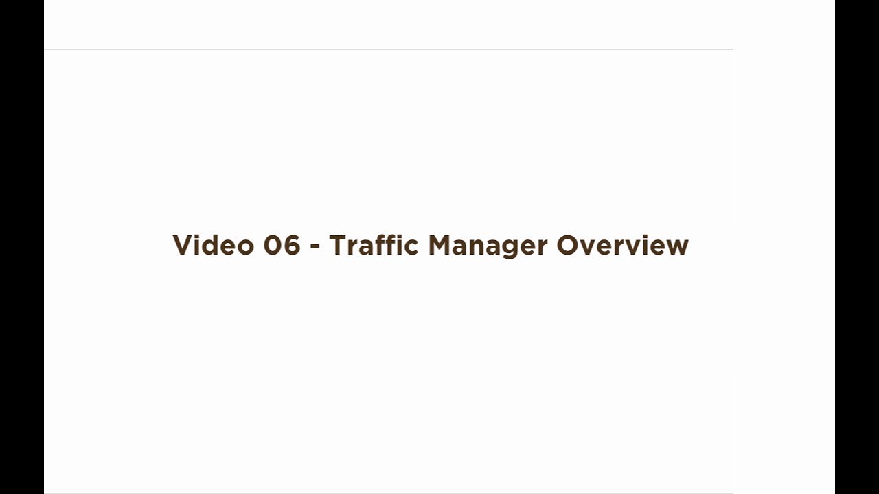 Traffic Manager Overview - WSO2 API Manager Training