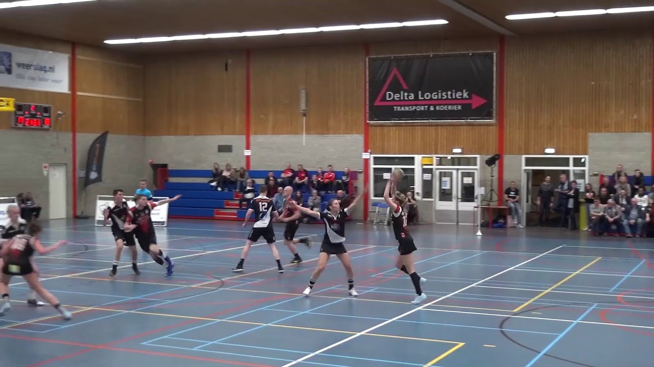 Korfbal League Samenvatting, speelronde 18: KCC - DOS'46