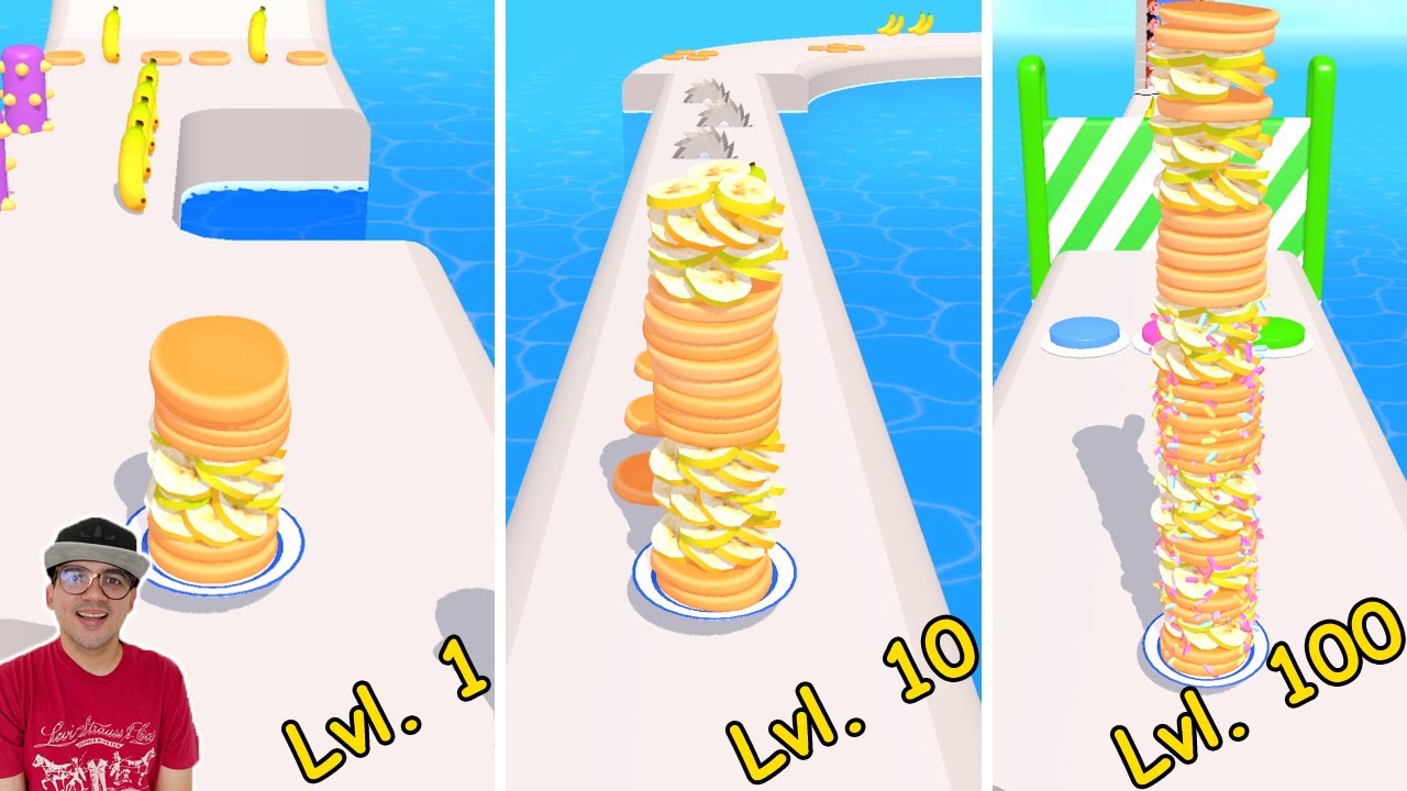 SUPER CORRIDA DA TORRE DE PANQUECAS - Pancake Run (jogos de celular)
