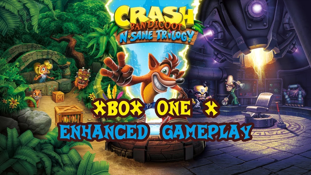 Crash Bandicoot N. Sane Trilogy Xbox One X Enhanced Gameplay (2160p)
