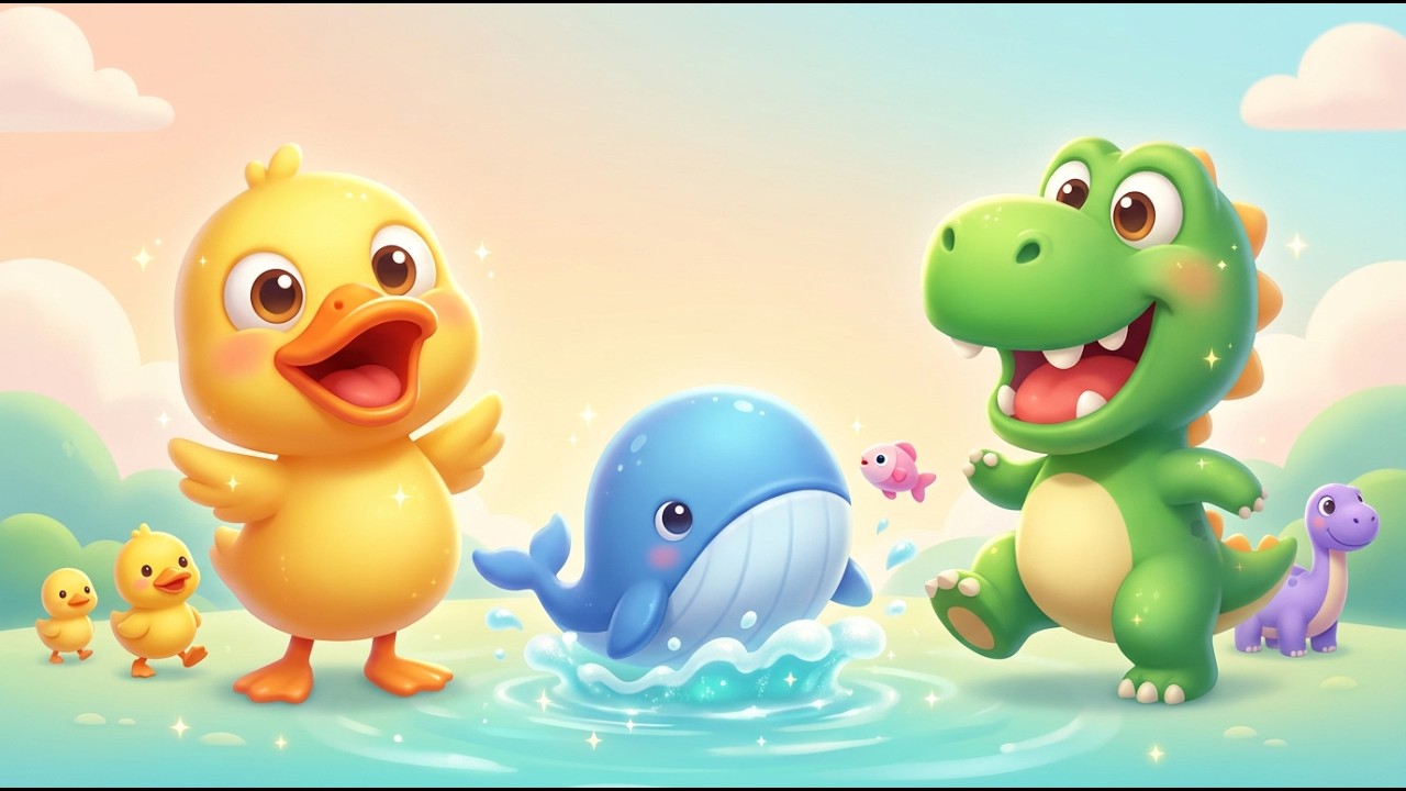 꽥꽥꽥! 다섯 아기 오리 2 🐥 | 고래야 고래야 2 🐳 | 쿵쿵 공룡 친구들 2 🦖 | 신나는 유아 동요 모음