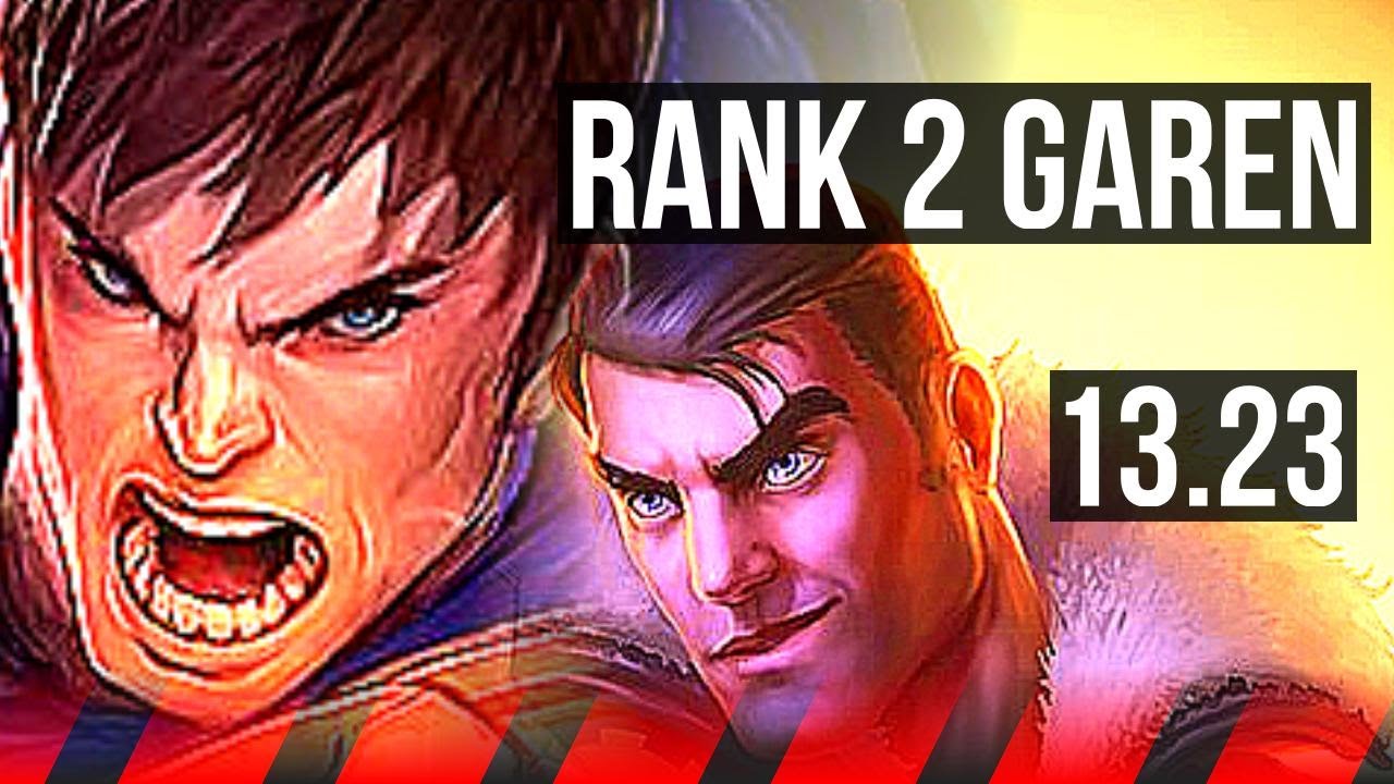 GAREN vs JAYCE (TOP) | Rank 2 Garen, 2.9M mastery, 9 solo kills, 1700+ games | KR Challenger | 13.23