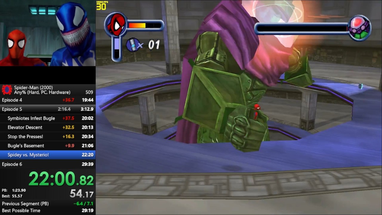 Spider-Man (2000) [PC], Any% (Hard) - 29:26