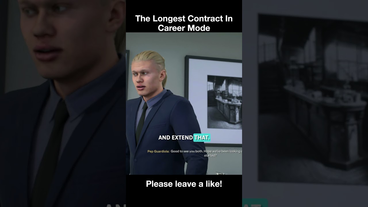 The Longest Contract In FC 25 Career Mode #fifa #fc25 #football #soccer #careermode