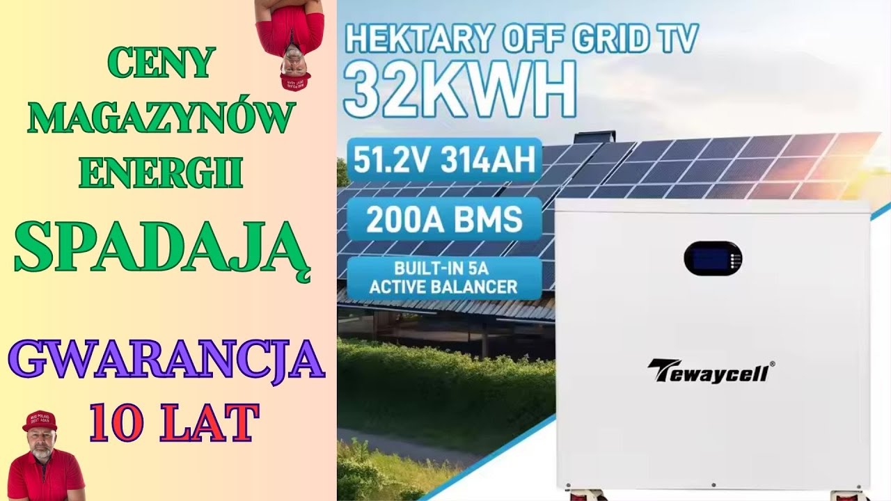 106. Znaczna obniżka cen gotowych magazynów energii  Klika i klakierzy będą załamani