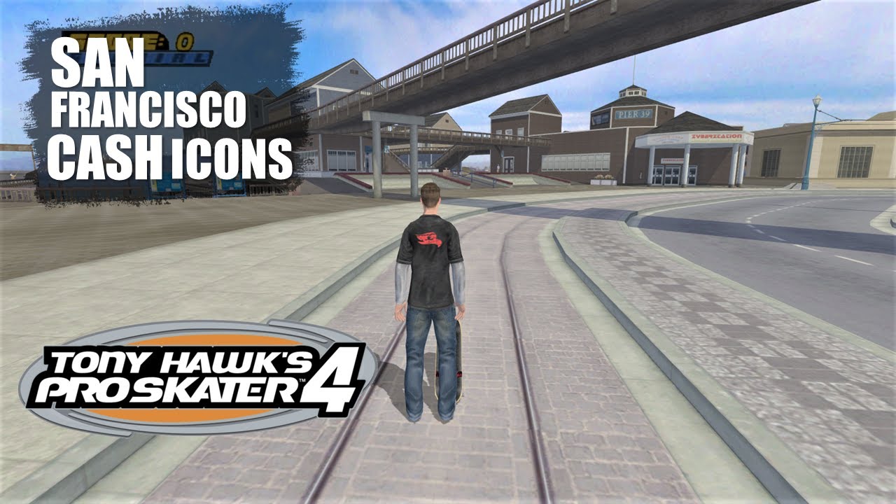 Tony Hawk's Pro Skater 4 (PS2) - San Francisco: Cash Icons
