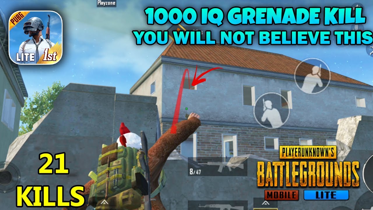 1000 IQ Grenade Kill, You Will Not Believe This | PUBG Mobile Lite