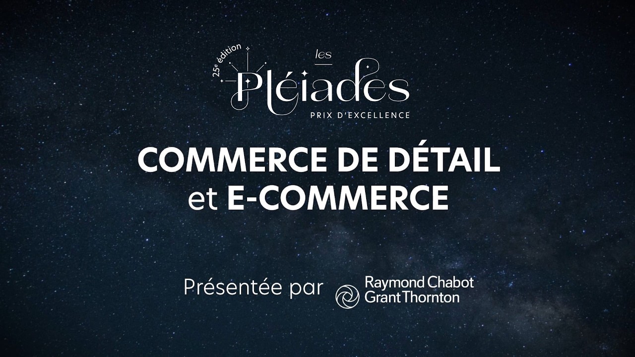 Finalistes de la catégorie Commerce de détail et E-commerce - Pléiades 2026
