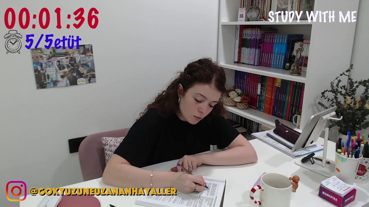 RAMAZAN AYINDA BİRLİKTE 5 SAAT DERS ÇALIŞIYORUZ // STUDY WİTH ME 5 HOURS