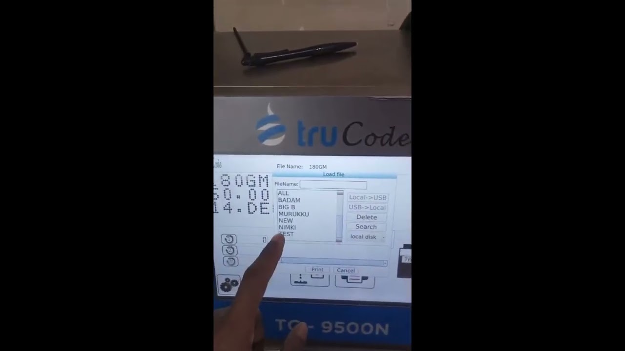 TRU CODE INK JET PRINTER