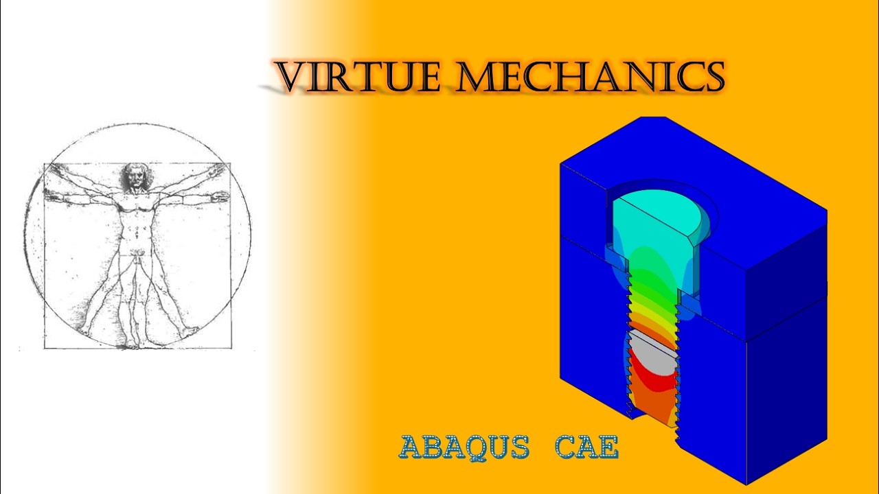 Abaqus CAE Tutorial | Screw Preloading in Explicit Solver