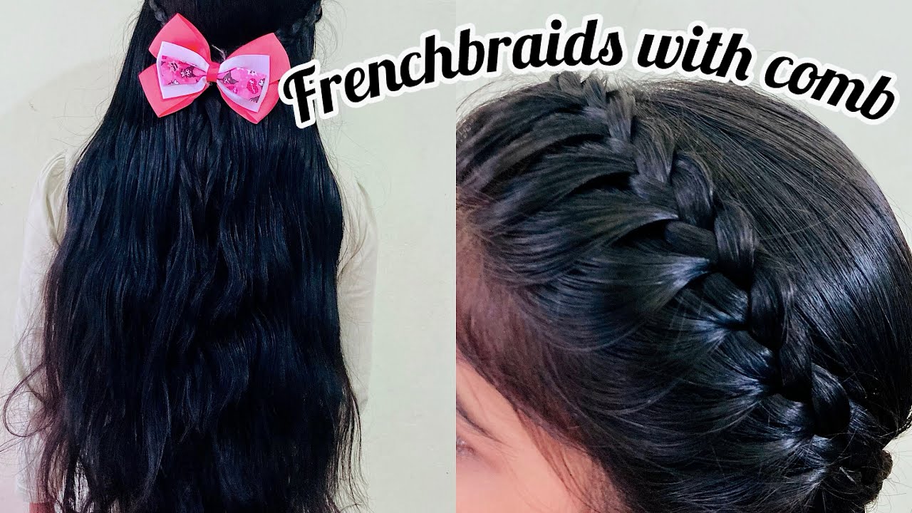 Let’s Learn FRENCHBRAID 🌺/frenchbraidstepbystep/frenchbraudtutorial/fronthairstyle/hairstyle/