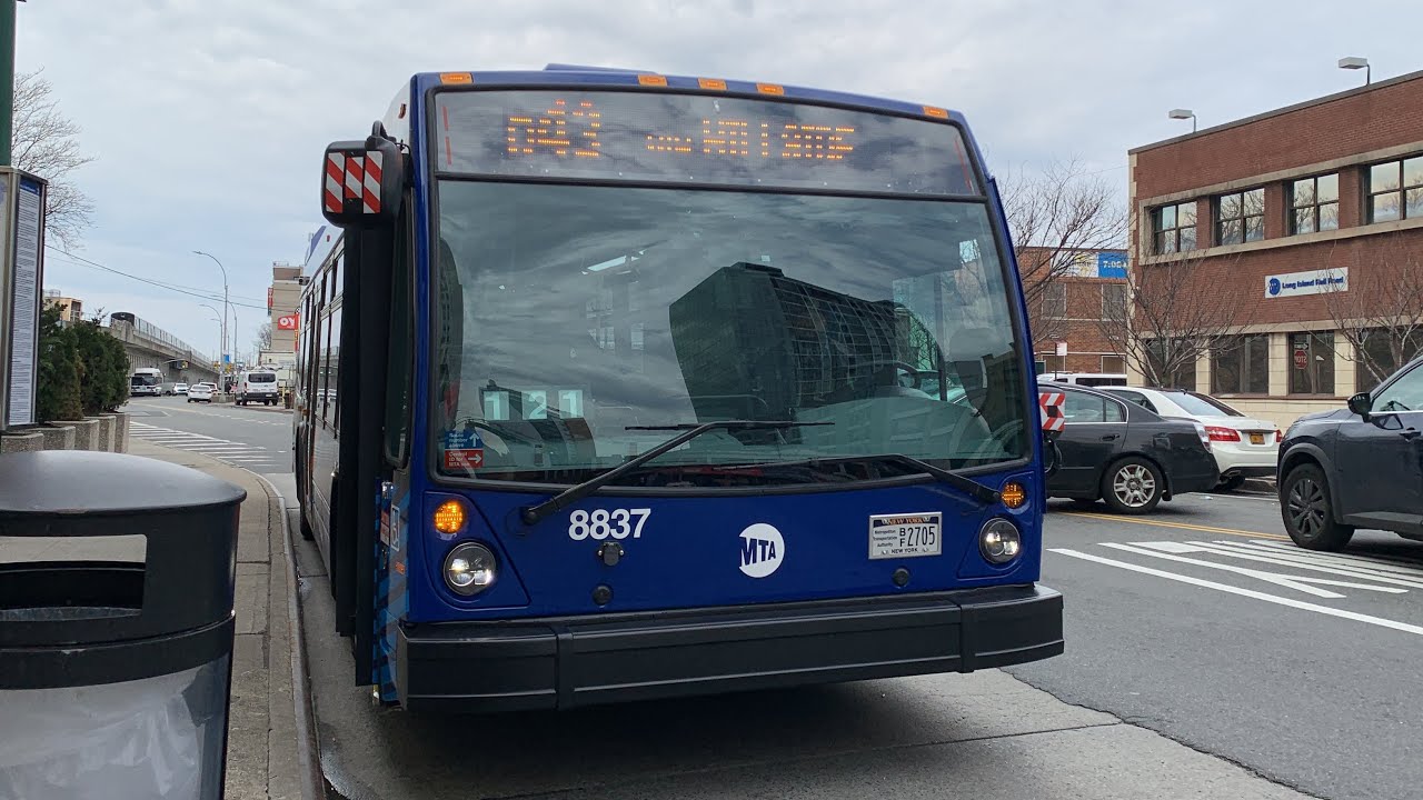 Floral Park-268th St Bound 2022 Novabus LFS 8837 Q43 Local Bus From Archer Av To 268th St