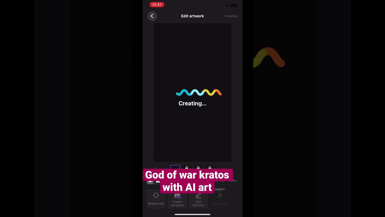 God of war kratos with AI art