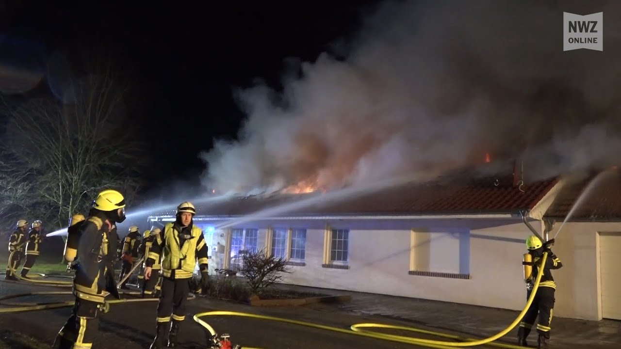 Wohnhausbrand in Detern: Rauchmelder rettet Bewohner