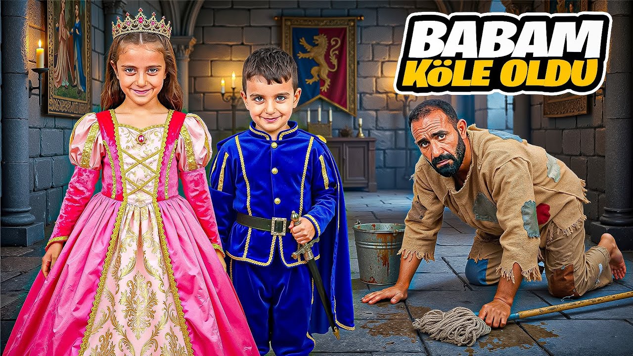 POYRAZ ELİF KRAL KRALİÇE OLDU!!!BABAM EVDE ESİR KÖLE OLDU!!!