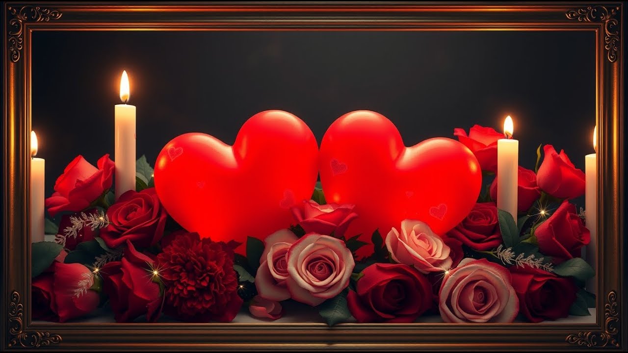 Valentine&rsquo;s Day Framed TV Art ❤️ 4K Art Screensaver for Samsung Frame TV | Romantic D&eacute;cor
