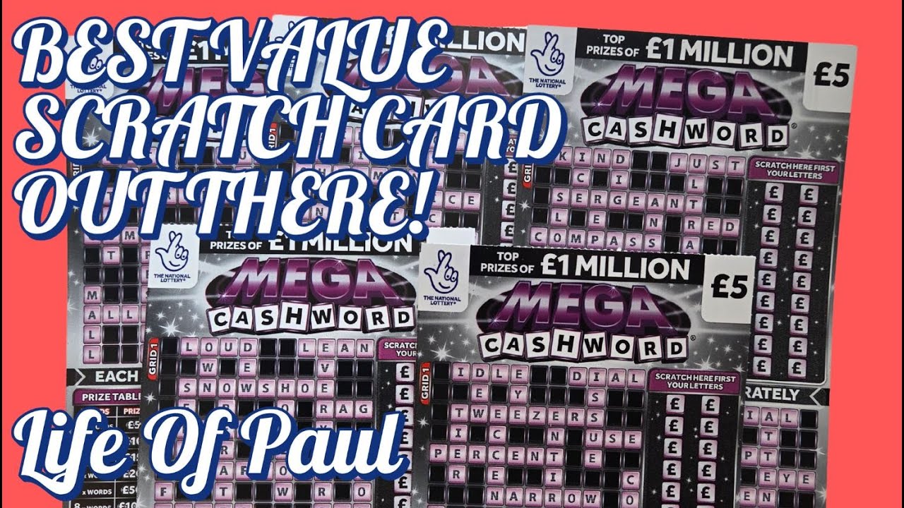 £25 of Mega Cashword Scratch Cards.