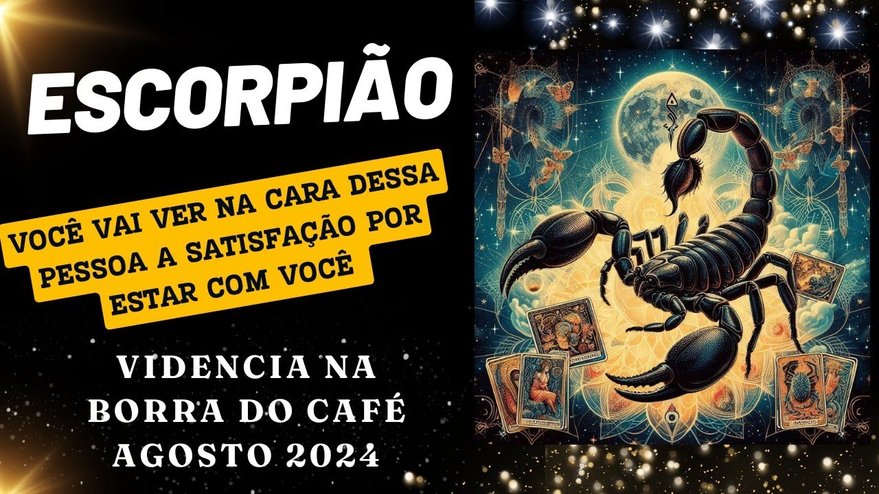 🛑♏ESCORPIÃO VOCÊ VAI VER NA CARA DESSA PESSOA A SATISFAÇÃO POR ESTAR COM VOCÊ//AGOSTO 2024✨