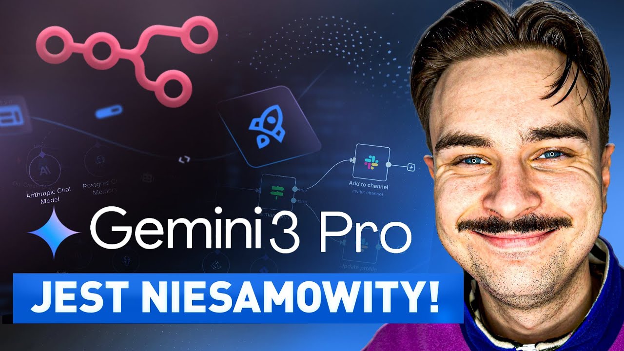NAJPOTĘŻNIEJSZY Model AI od Google w n8n (Poradnik Gemini 3 Pro)