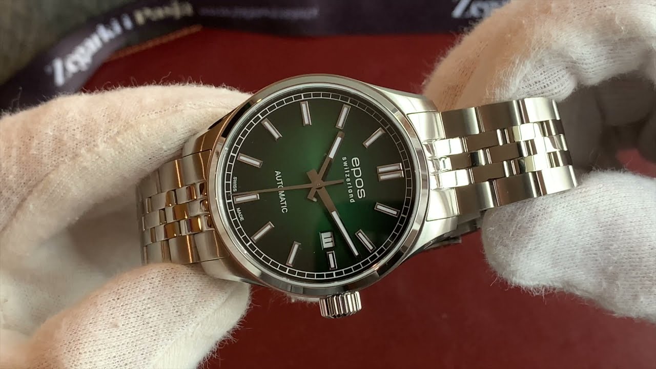 EPOS Passion 3501 Automatic - z tarczą w odważnym, zielonym kolorze