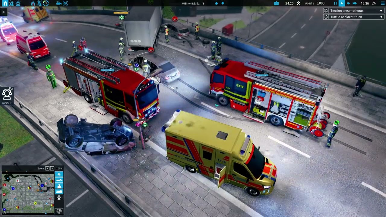Linzing Map: Emergency 20 Mod Ep# 48: Crash on Busy Overpass