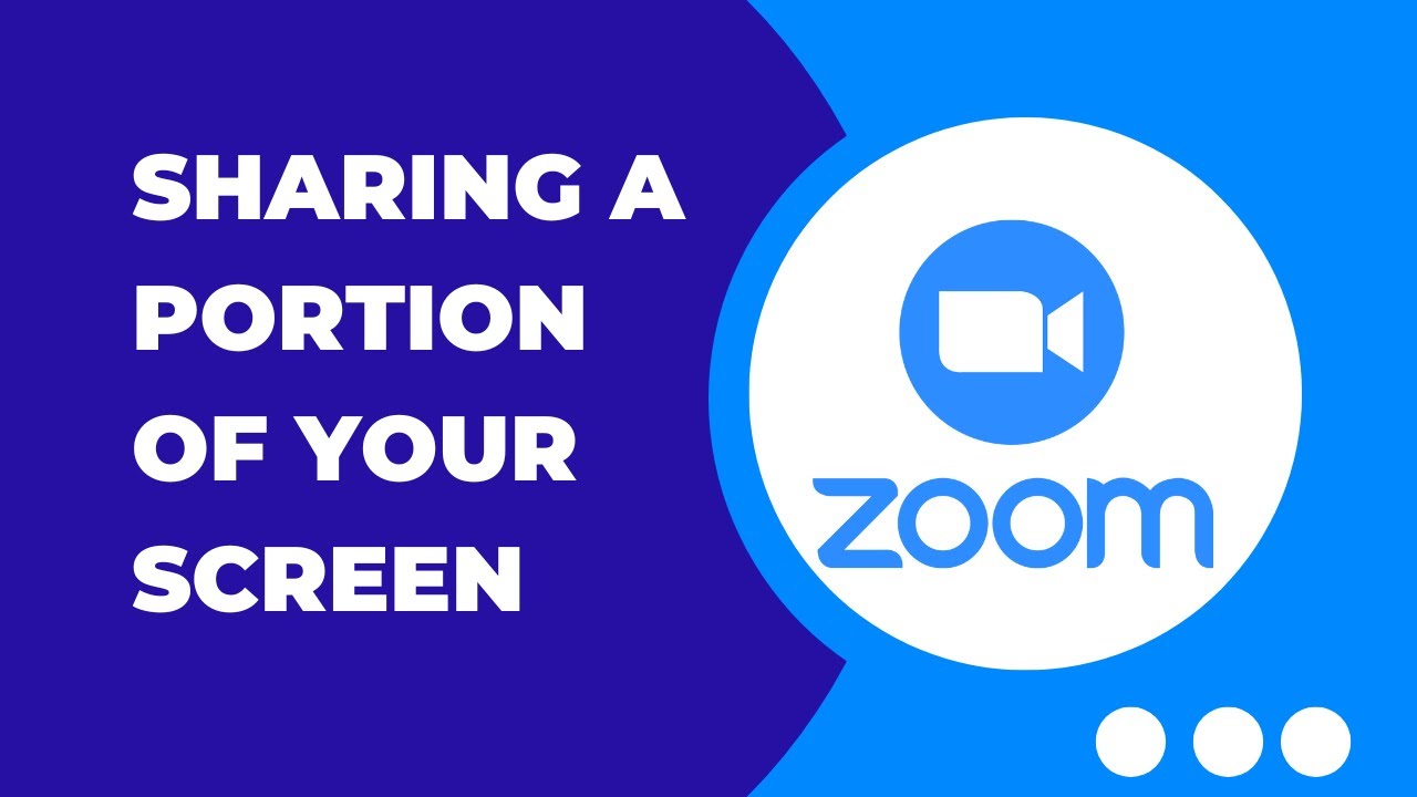 How to Share a Portion of Your Screen in Zoom Meetings