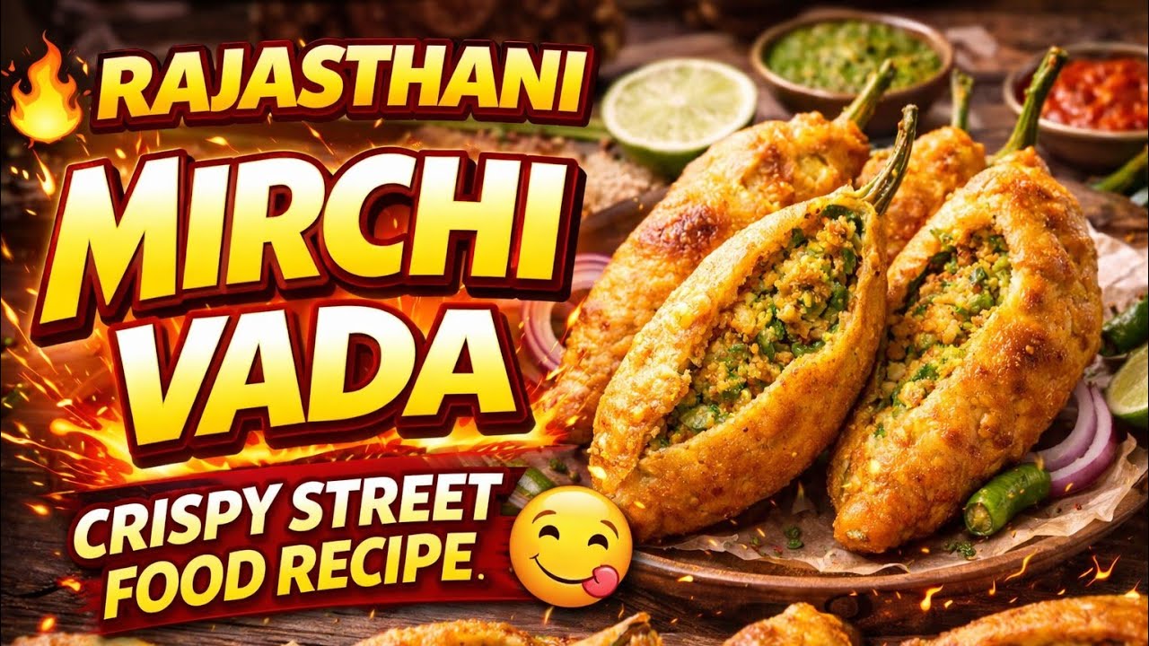 Chili Vadas: The CRUNCHIEST Indian Snack