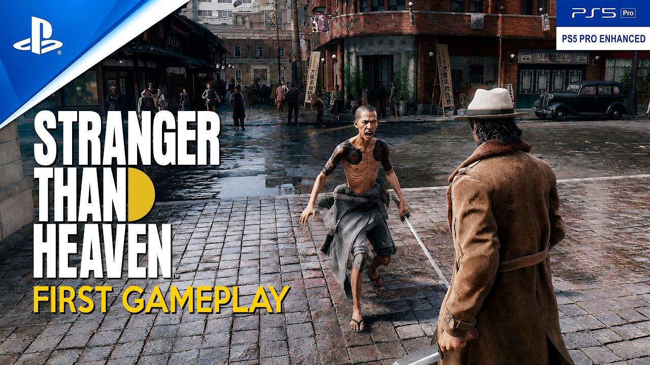 STRANGER THAN HEAVEN First Gameplay Reveal | Criminal OPEN UNDERWORLD with NEW BRUTAL COMBAT System